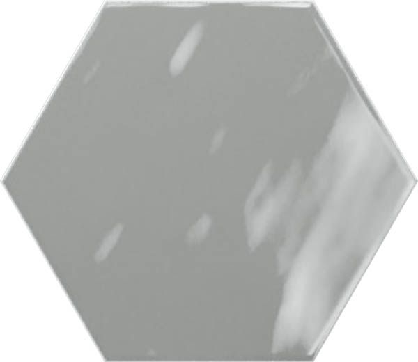 Настенная плитка GEOMETRY HEX GREY GLOSSY 15x17.3 от Ribesalbes (Испания)