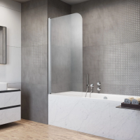 Шторка для ванны Radaway EOS New 70 см. профиль хром, стекло прозрачное