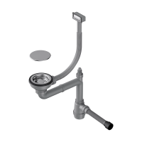 Арматура для одночашевых моек Omoikiri WK-1C-IN 4956472 нержавеющая сталь