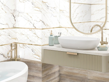 Настенная плитка Detroit Calacatta Gold (WT9DET11) 24.9x50x8.5 от AltaCera (Россия)