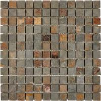 pixmosaic PIX 299 Slate Rusty , чип 23х23 мм, сетка 305х305 мм