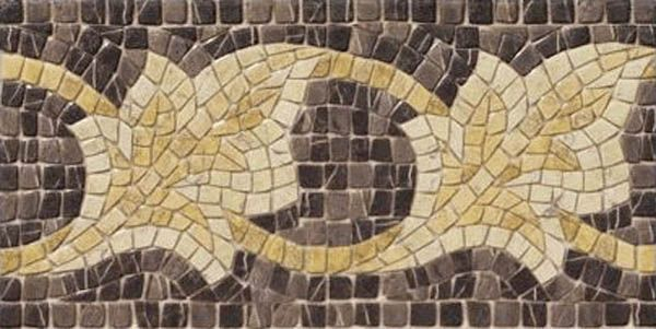 Бордюр Cenefa Afrodita Tabaco 21.7x43.5 от Vives Ceramica (Испания)