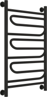Полотенцесушитель водяной 800x500 Сунержа Элегия+ 17-0105-8050 черный