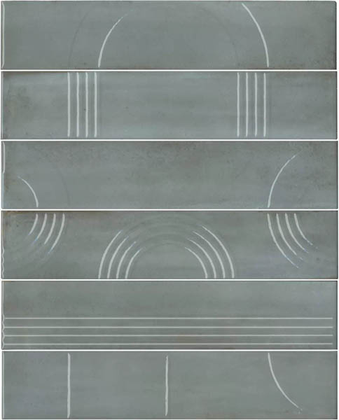 Панно Мажорель голубой глянцевый (из 6 частей 6х28.5) (KMP3STA002RN6X) 36x28.5x1 от Kerama Marazzi (Россия)