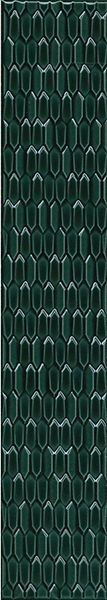 Бордюр Левада зеленый темный глянцевый (LSB001) 40x7.1x9 от Kerama Marazzi (Россия)