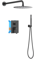 Душевая система Aquatek Оберон AQ1272MB черный