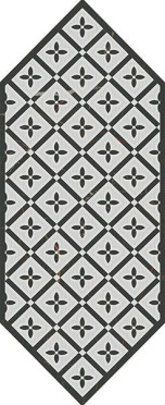 Декор Келуш 5 черно-белый (HGD/A484/35006) 14x34x6.9 от Kerama Marazzi (Россия)