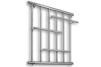 Полотенцесушитель водяной 600x500 Ника Econ ПМ 6 60/50