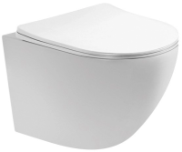 Унитаз подвесной с сиденьем микролифт Aquatek Европа AQ1900-00 безободковый