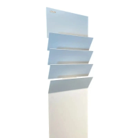 Полотенцесушитель электрический 350x1710 Antrax IT Flaps ECFPA171001T/Bcor белый