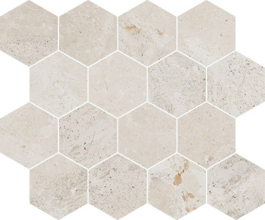 Мозаика Karnis Mosaico Esagona Ivory Matt (97428) 33x27.5 от Cerdomus (Италия)