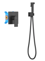 Гигиенический душ со смесителем Aquatek Лира AQ1419MB черный