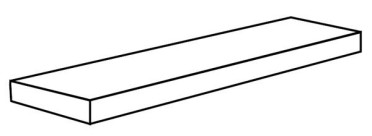 Угловая ступень NOBILE BLANC DU BL. ANG.TOP SX (PF60006649) 32x120x4.5x2 от Ariana (Италия)