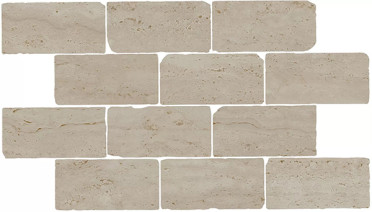 Бордюр Сан-Марко мозаичный бежевый матовый обрезной (BR034) 26.5x46.5x0.9 от Kerama Marazzi (Россия)