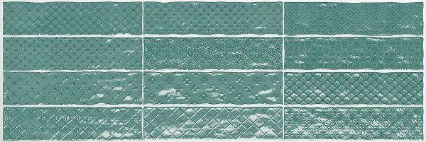 Настенная плитка MUSIC VERDE DECOR 7.5x30 от El Barco (Испания)