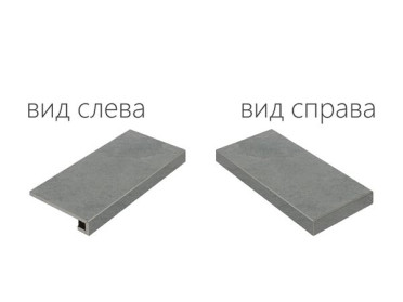 Ступень угловая правая MATERIA CARBONIO SCALINO ANGOLARE DESTRO 60 патт/ретт 33x60 от Italon (Россия)