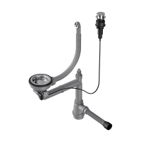 Арматура с клапаном-автоматом для одночашевых моек Omoikiri WK-1-R-A-IN 4956164 нержавеющая сталь