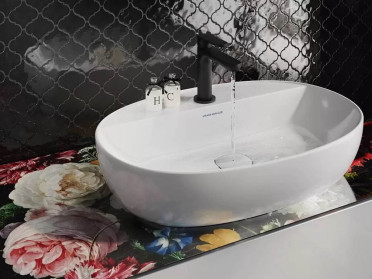 Декор Арабески глянцевый орнамент (OS/A26/65000) 6.5x6.5 от Kerama Marazzi (Россия)