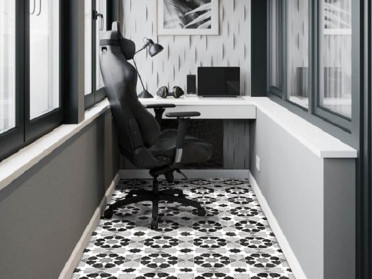 Напольная плитка Rabat Black 45x45 от Kerlife Ceramicas (Испания)