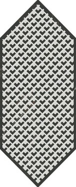 Декор Келуш 3 черно-белый (HGD/A482/35006) 14x34x6.9 от Kerama Marazzi (Россия)