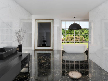 Керамогранит PORTLOREN BLACK под заказ 120x120 от TAU Ceramica (Испания)