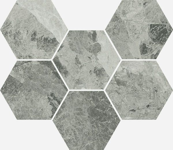 Мозаика CHA.EXTRA SILVER MOSAICO HEXAGON 25x29 от Italon (Россия)