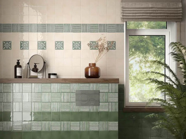 Декор Бахия 1 бежевый светлый глянцевый (KMD3STA013GN) 9.8x9.8x0.7 от Kerama Marazzi (Россия)