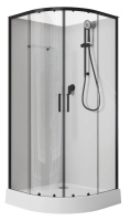 Душевая кабина Aquanet Passion EVO R 00267256 black 90x90 набор 1