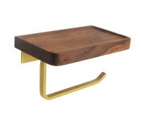 Держатель для туалетной бумаги Bronze de Luxe Forest 10705G золото,коричневый