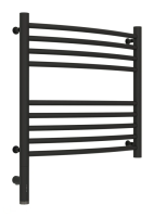 Полотенцесушитель электрический 500х500 Сунержа Богема + выгнутая 15-5802-5050 черный