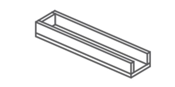Спецэлемент SHALE GREIGE CANALINA BORDO CHIUSO 2CM (SL03CAC6) 8x14x60 от Italgraniti (Италия)