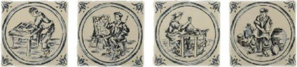 Декор Aranda artesano-4 13x13 от Vives Ceramica (Испания)