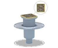 Трап для душа Bronze de Luxe 21975-5902 бронза