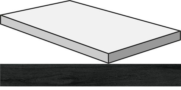 Угловая ступень S.WOOD GRAD.ANG.120/DX W.BL правая 33x120 от Sant Agostino (Италия)