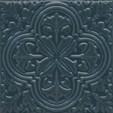 Декор Фес бирюзовый тёмный глянцевый (KMD3STA004BN) 15x15x0.77 от Kerama Marazzi (Россия)