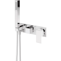 Смеситель для душа Cezares Porta PORTA-VDM2-01 на 3 выхода, встраиваемый, хром