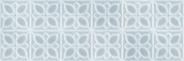 Настенная плитка Lissabon рельеф квадраты сине-зелёный (LBU333D) 25x75 от Mei (Германия)