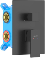 Смеситель для ванны Aquatek Либра AQ1647MB черный