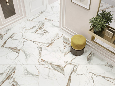 Керамогранит Calacatta Premium матовый карвинг (D120209M) 60x120x0.95 от Delacora (Россия)