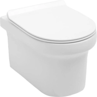 Унитаз подвесной с сиденьем микролифт Aquanet Nova NOVA-W безободковый