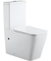 Унитаз-компакт напольный с бачком и сиденьем микролифт Aquanet Tavr 00257420 безободковый