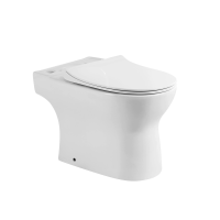 Чаша напольного унитаза с сиденьем микролифт BelBagno Steam BB130CPR/SC