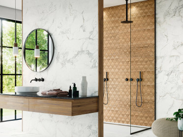 Керамогранит IGUAZU' RECTIFICADO 3302 WHITE 64x147.5x0.7 от Porcelanite Dos (Испания)