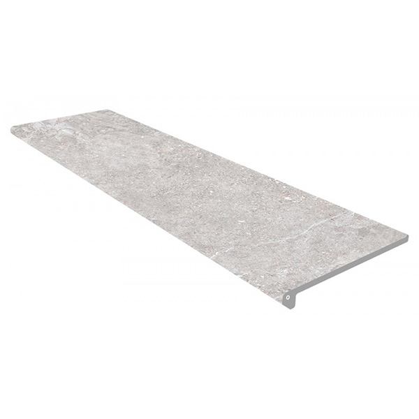 Фронтальная ступень Petra Smooth Round. Gris 33x120 от Gres de Aragon (Испания)
