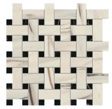 Мозаика Marvel Dream Bianco F. Basket Weave Matt (AOVJ) 30.5x30.5 от Atlas Concorde (Италия)