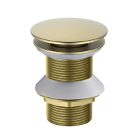 Донный клапан Aquatek AQ6003BG шлифованное золото