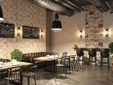 Панно Брикстори Панно 1 (комп/2шт) (9мм) (7361-0002) 30x60 от Lasselsberger Ceramics (Россия)