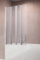 Шторка для ванны Radaway EOS New 86 см. профиль хром, стекло прозрачное