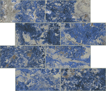 Мозаика BIJOUX SODALITE BL MAT 6MM MUR.SF (7.5x15) (767613) 30x30 от REX Ceramiche (Италия)