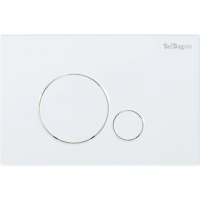 Кнопка смыва BelBagno Sfera-R BB014-SR-BIANCO белая